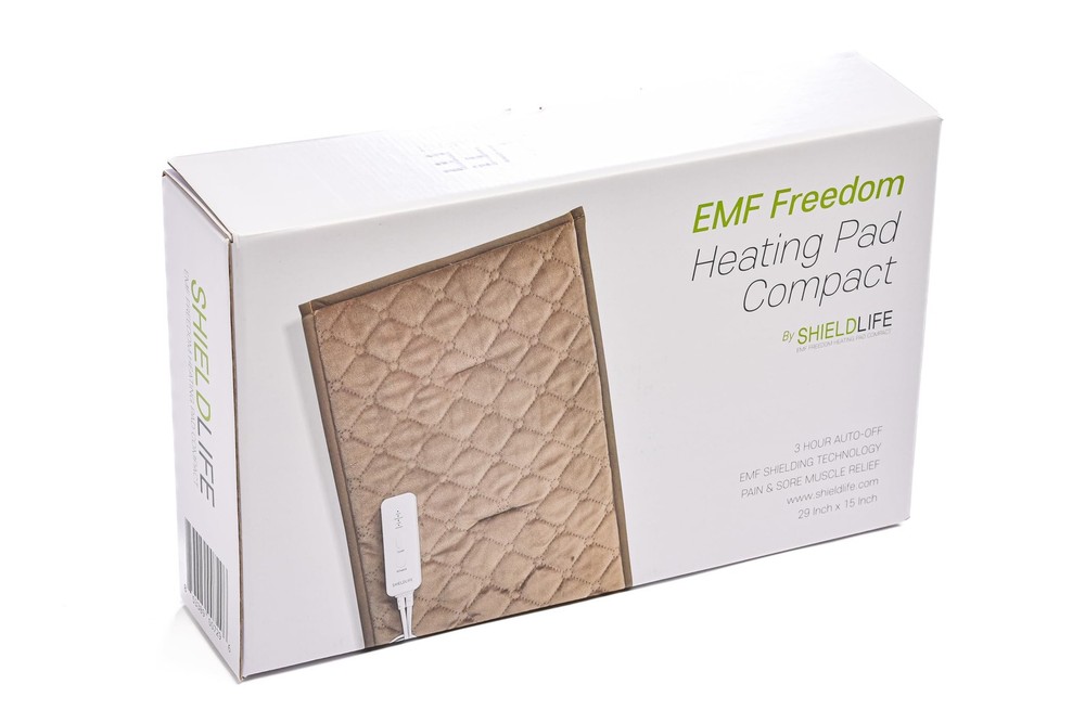 Electric Heating Pad for Back, Neck & Shoulder Pain Relief – 99% EMF Blocking...