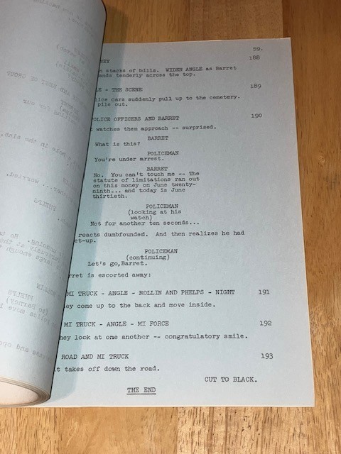 MISSION: IMPOSSIBLE script The Freeze (Immortality Raymond Barrett) FINAL DRAFT