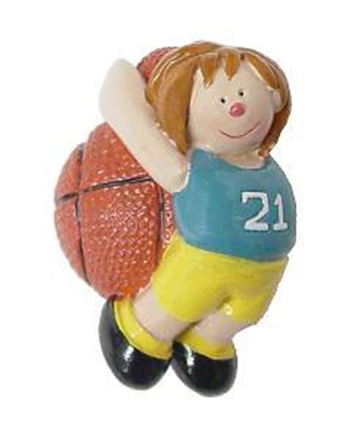 2" Basketball Kid Knob