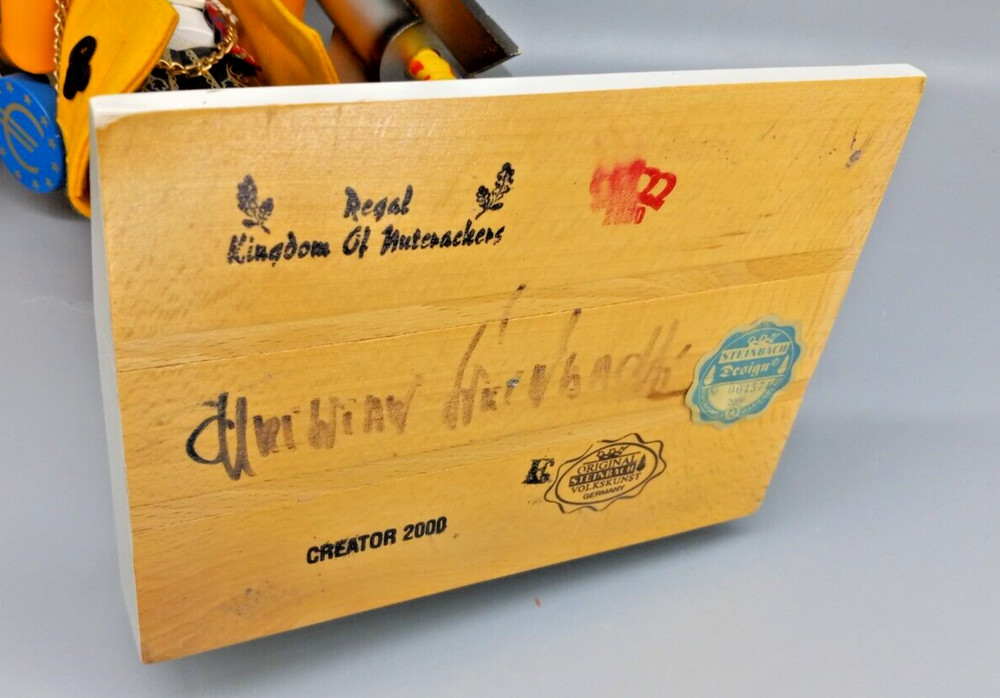 SIGNED Herr Steinbach Millennium Man - Limited Edition German Nutcracker - s2000