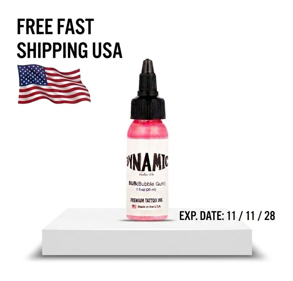 Dynamic Tattoo Ink Bubble Gum Pink