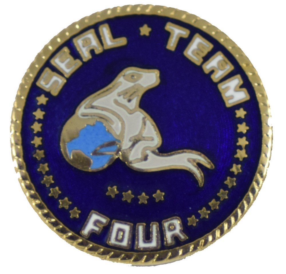 SEAL TEAM 4 HAT PIN