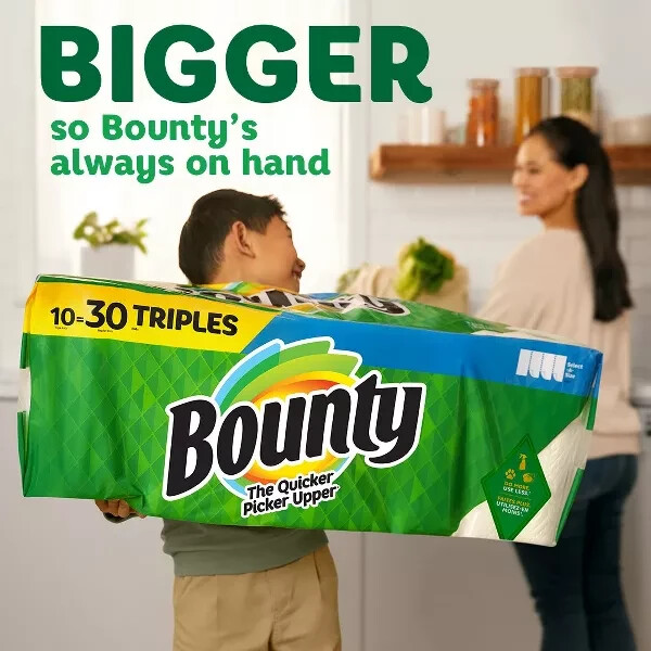 Bounty Full Sheet Paper Towels - 10 Triple Rolls