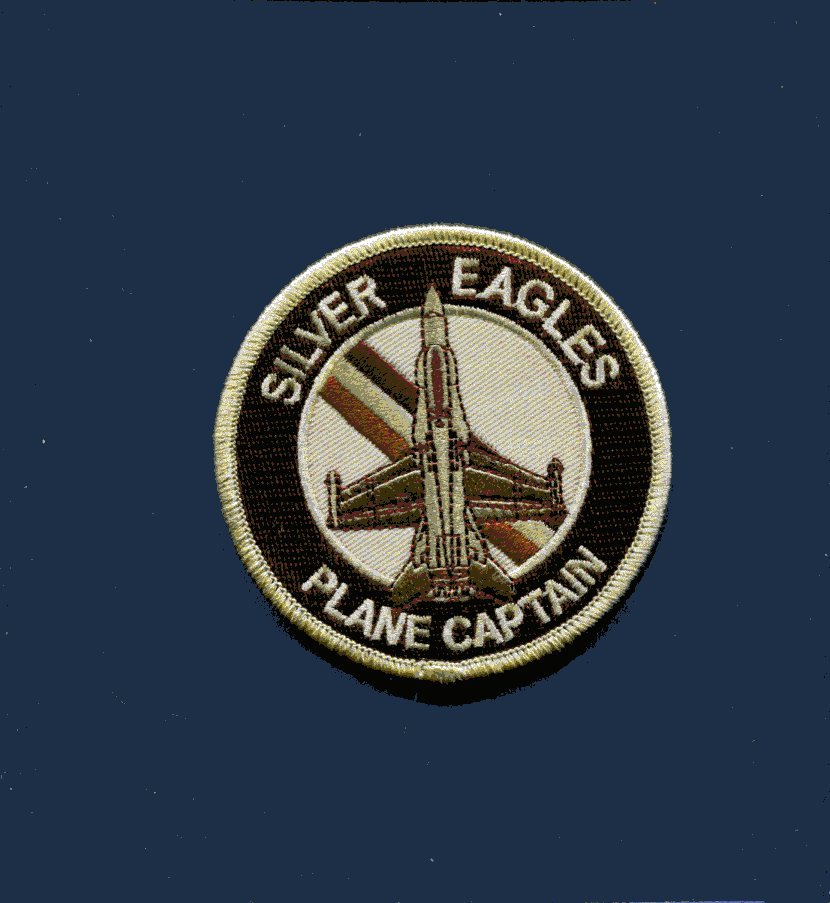 VMFA-115 SILVER EAGLES F-18 HORNET PC Plane Captain USMC Desert Squadron Patch