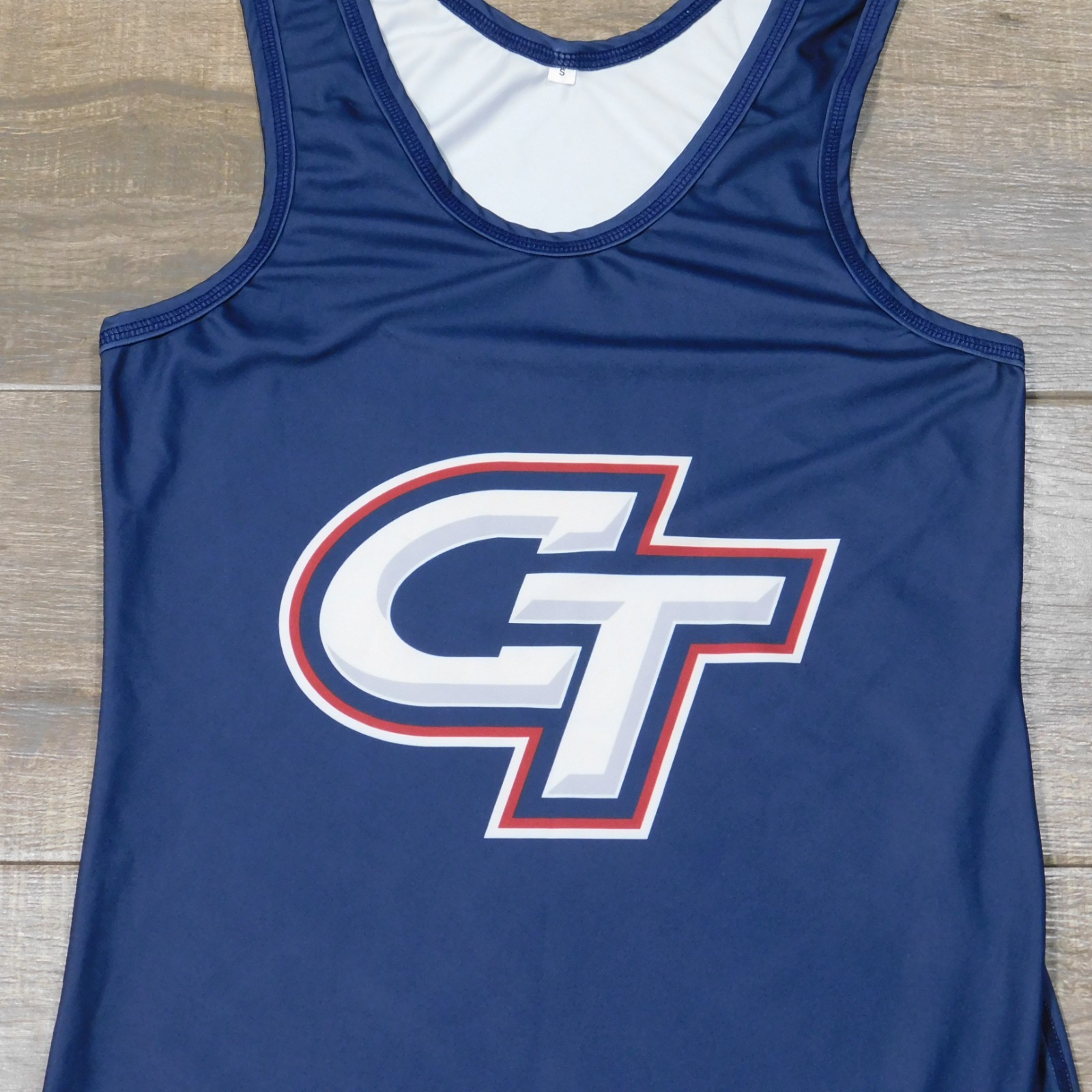 COLONY TITANS Ontario California High School Spandex Wrestling Singlet Men's S