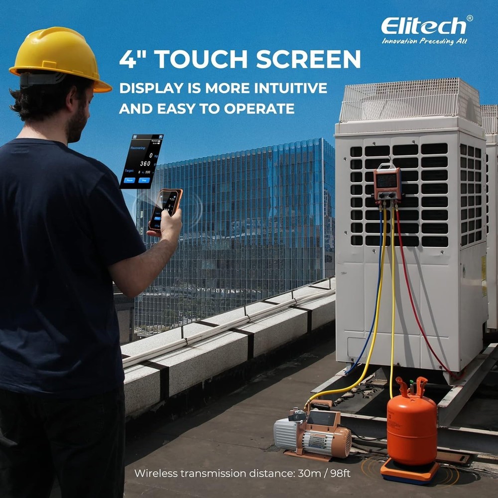 Smart Refrigerant Scale Ultra-Thin & Lightweight Wireless A/C Charging Scale ...