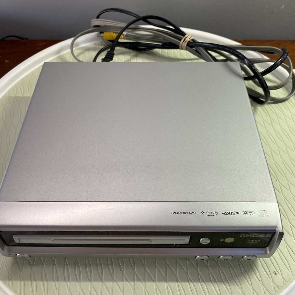 KOSS Dvd Player Progressive Scan KS4110 MP3 NO REMOTE-Tested Working