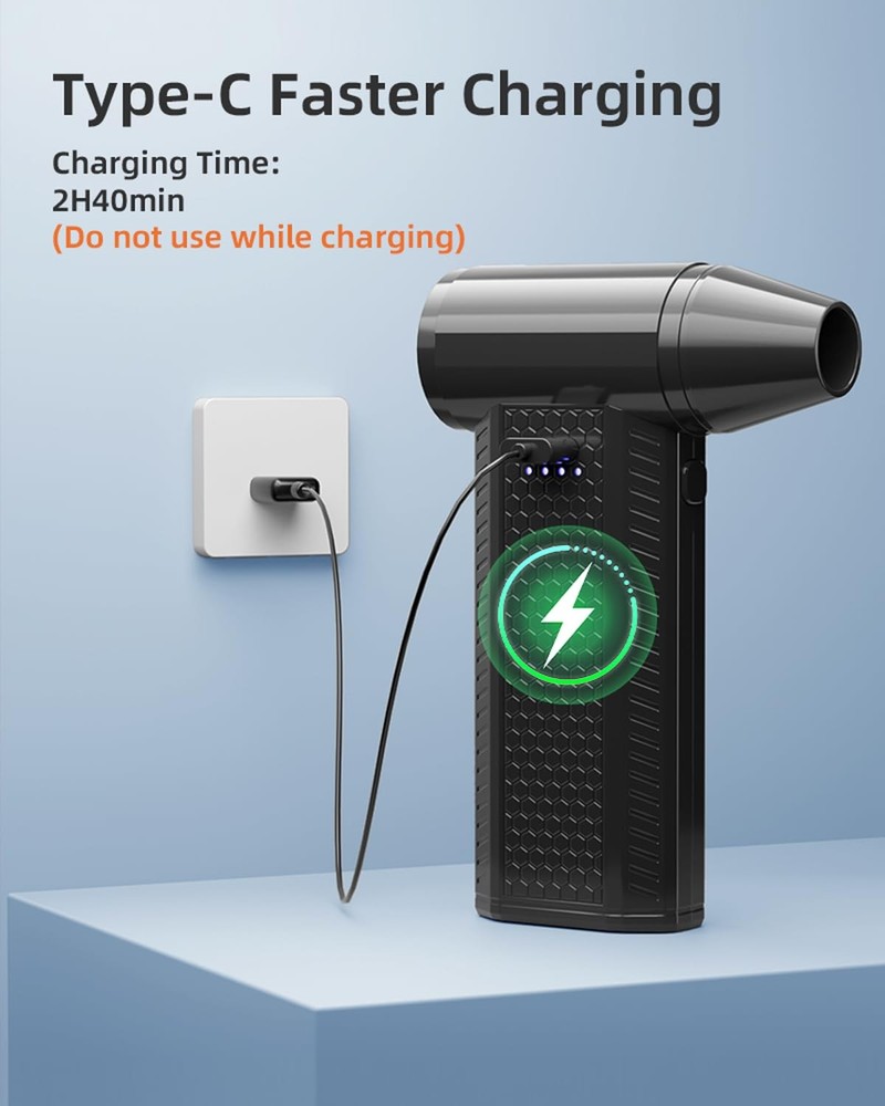 Compressed Air Duster kit-Blower-pc Duster Electric-130000RPM- Replace Compre...