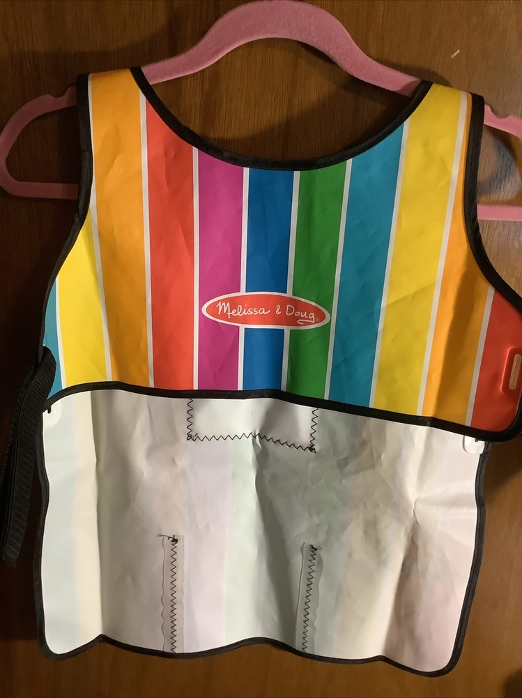 Melissa And Doug Art Apron ~ Easy Wipe Off