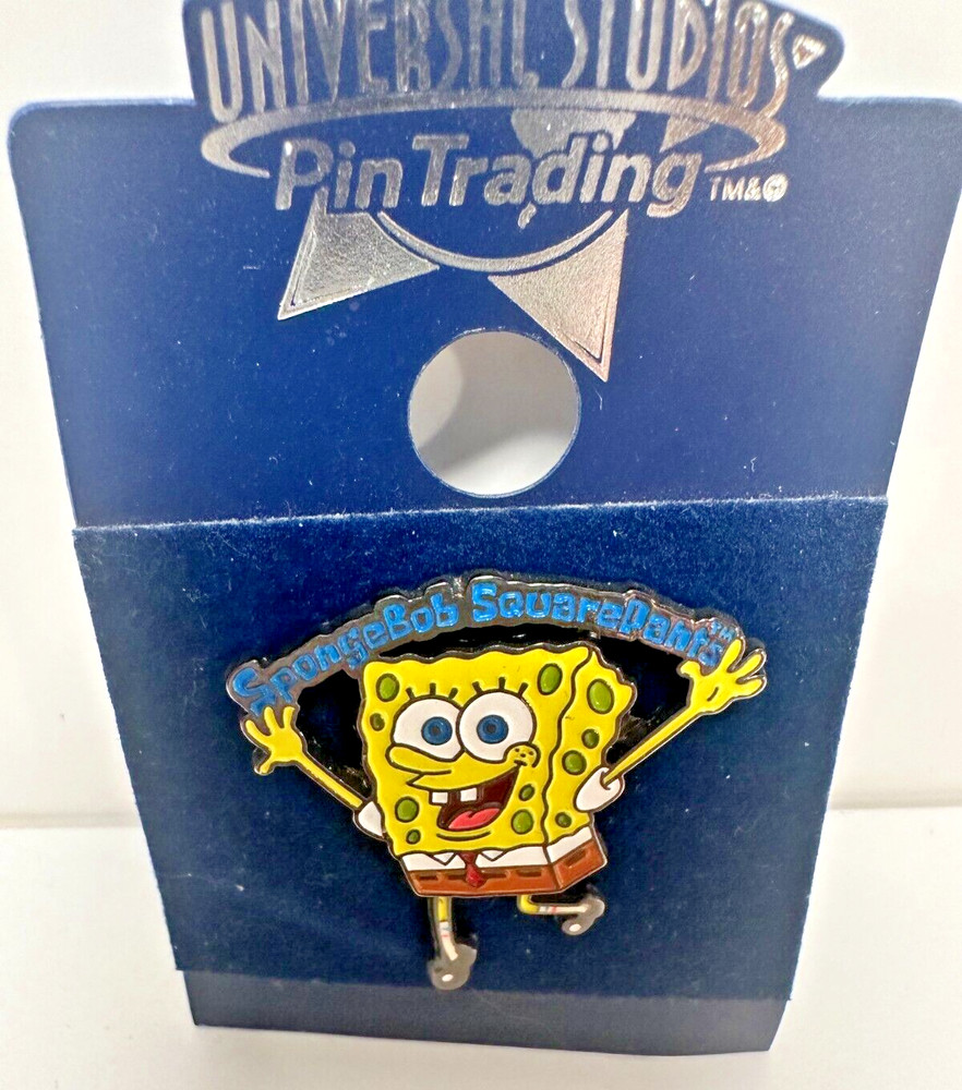 SpongeBob Square Pants Universal Studios Pin Trading Moveable Legs Sponge Bob