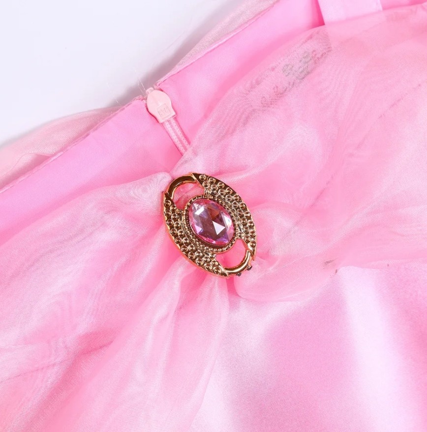 NEW Princess Aurora Sleeping Beauty Dress Girls Halloween Costume