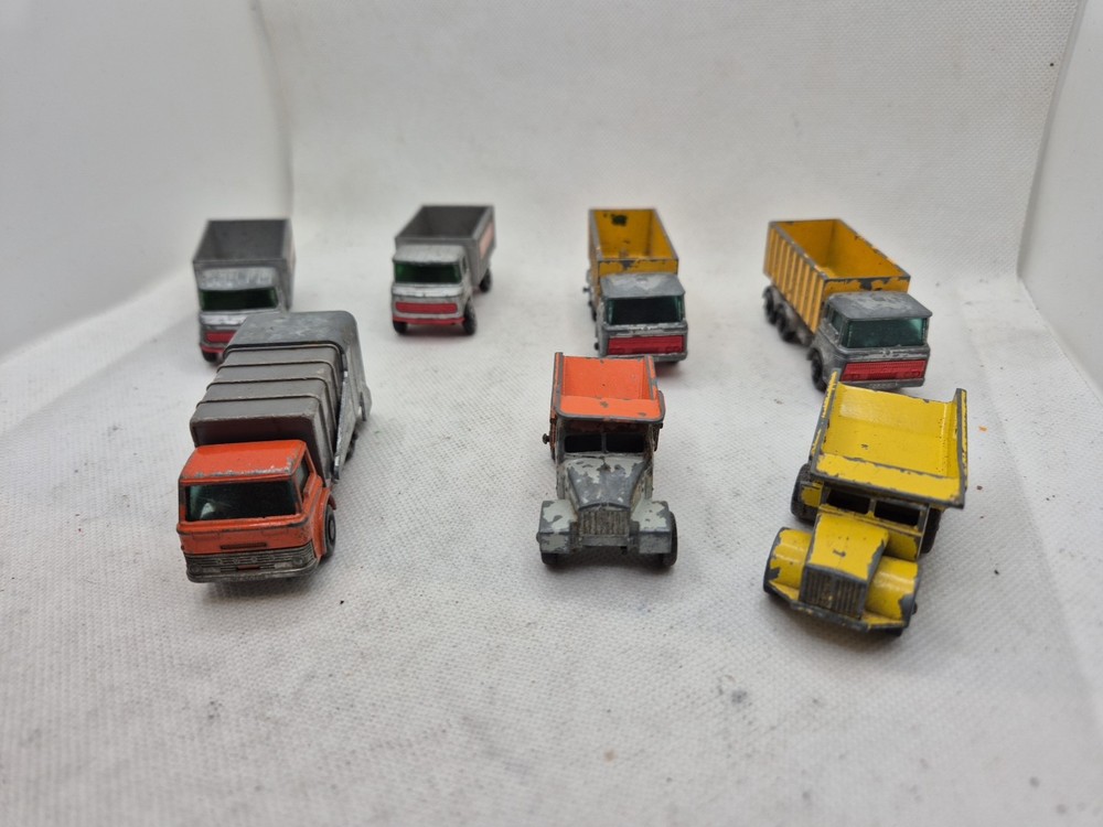 matchbox lesney bundle Construction Vehicles X7 Vintage
