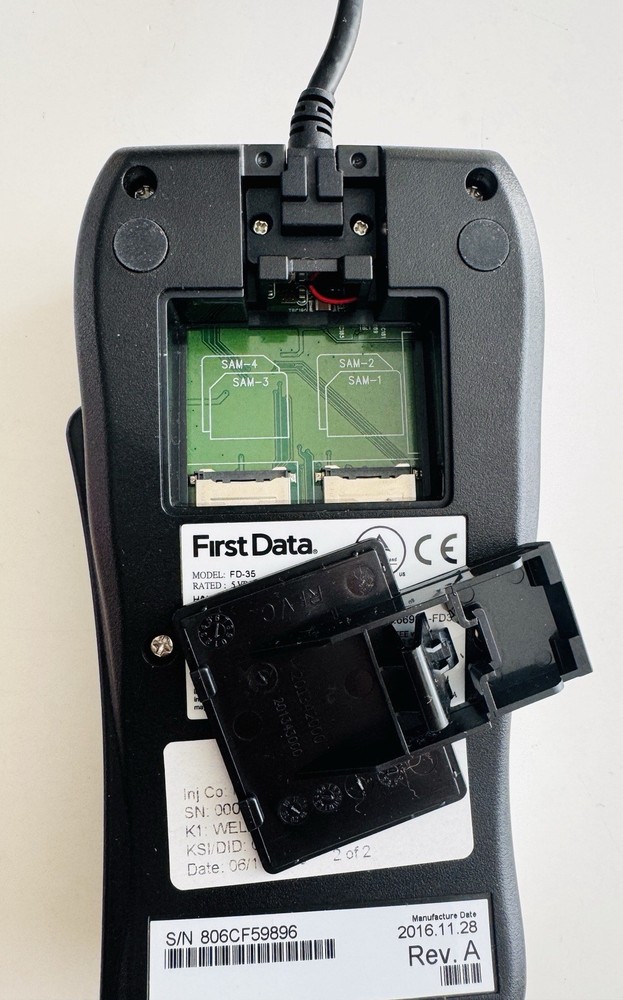 First Data FD-35 PIN Pad Card Reader USB Contactless Chip Swipe – Tested