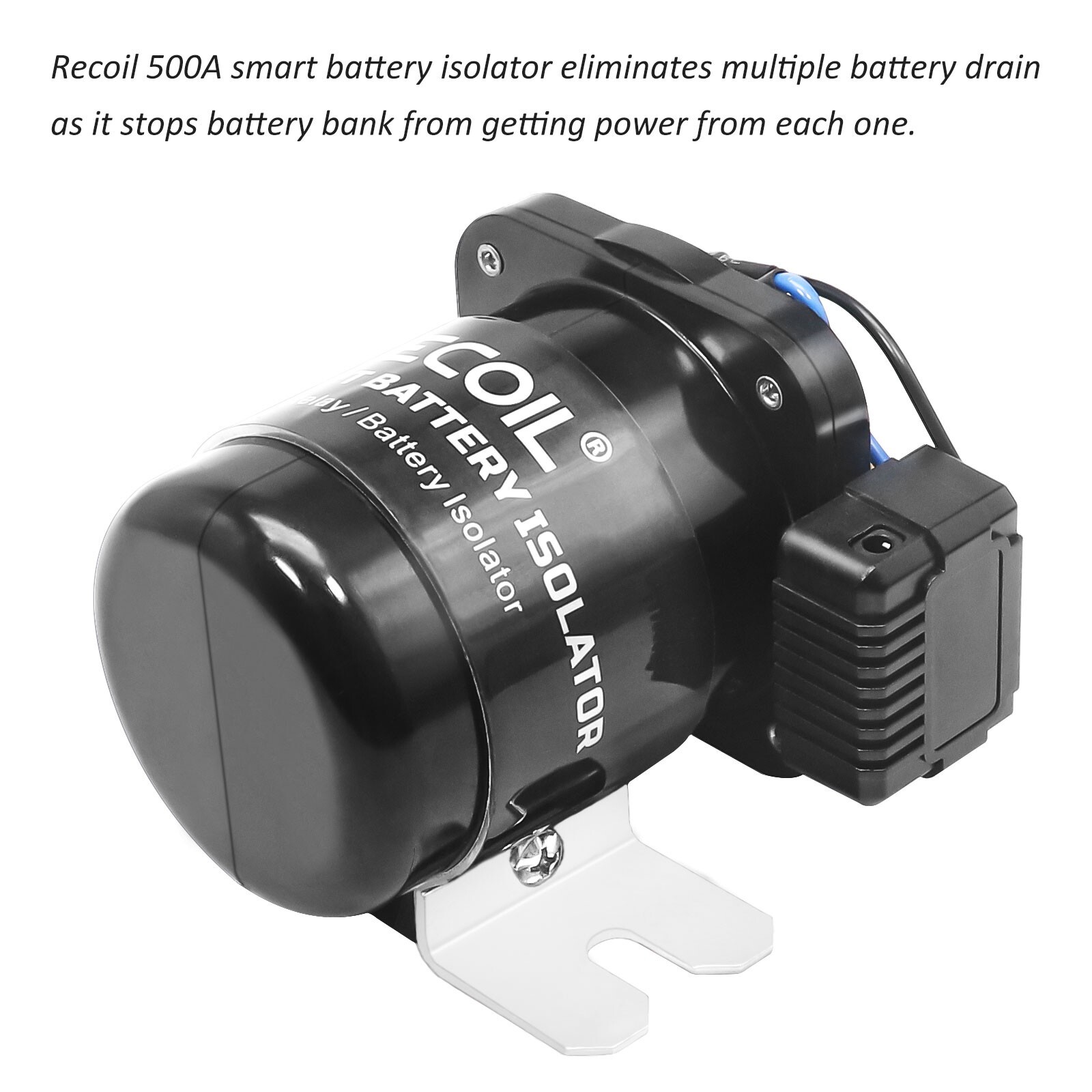 Recoil SRL500 500A Smart Battery Isolator and High Current Starter Relay