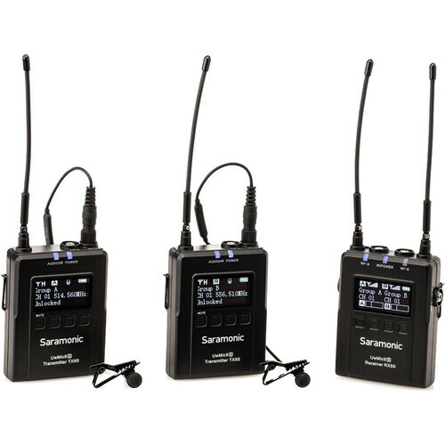 Saramonic UWMIC9SKIT2 2-Person Camera-Mount Wireless Microphone System