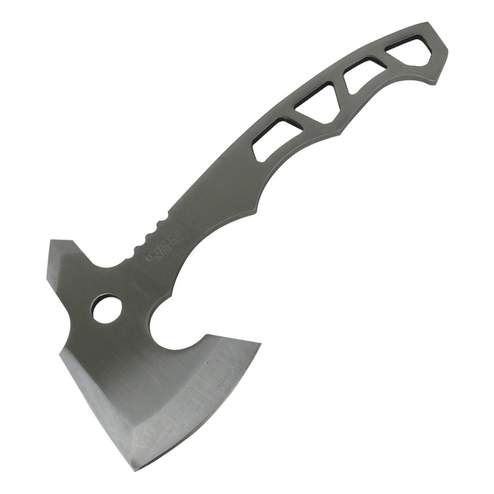 2PC DEFENDER Full Tang SOLID STAINLESS Survival Camping Hatchet AXE & Sheath