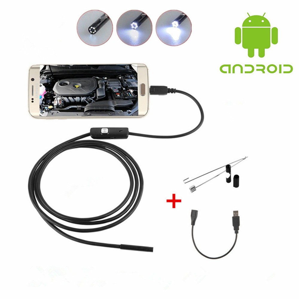 Ditect Plug 3in1 Endoscope Camera Waterproof Snake Cam Borescope Android Phone