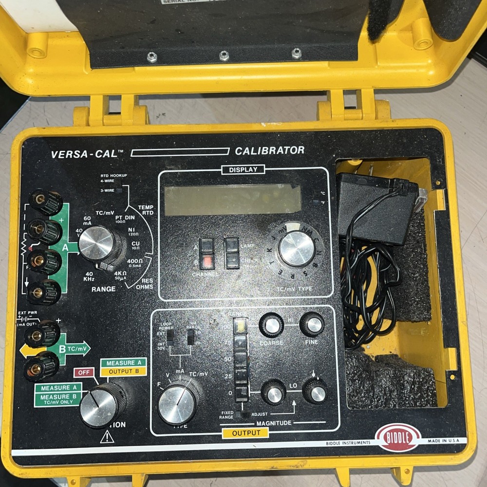 BIDDLE VERSA-CAL CALIBRATOR-MODEL 720390