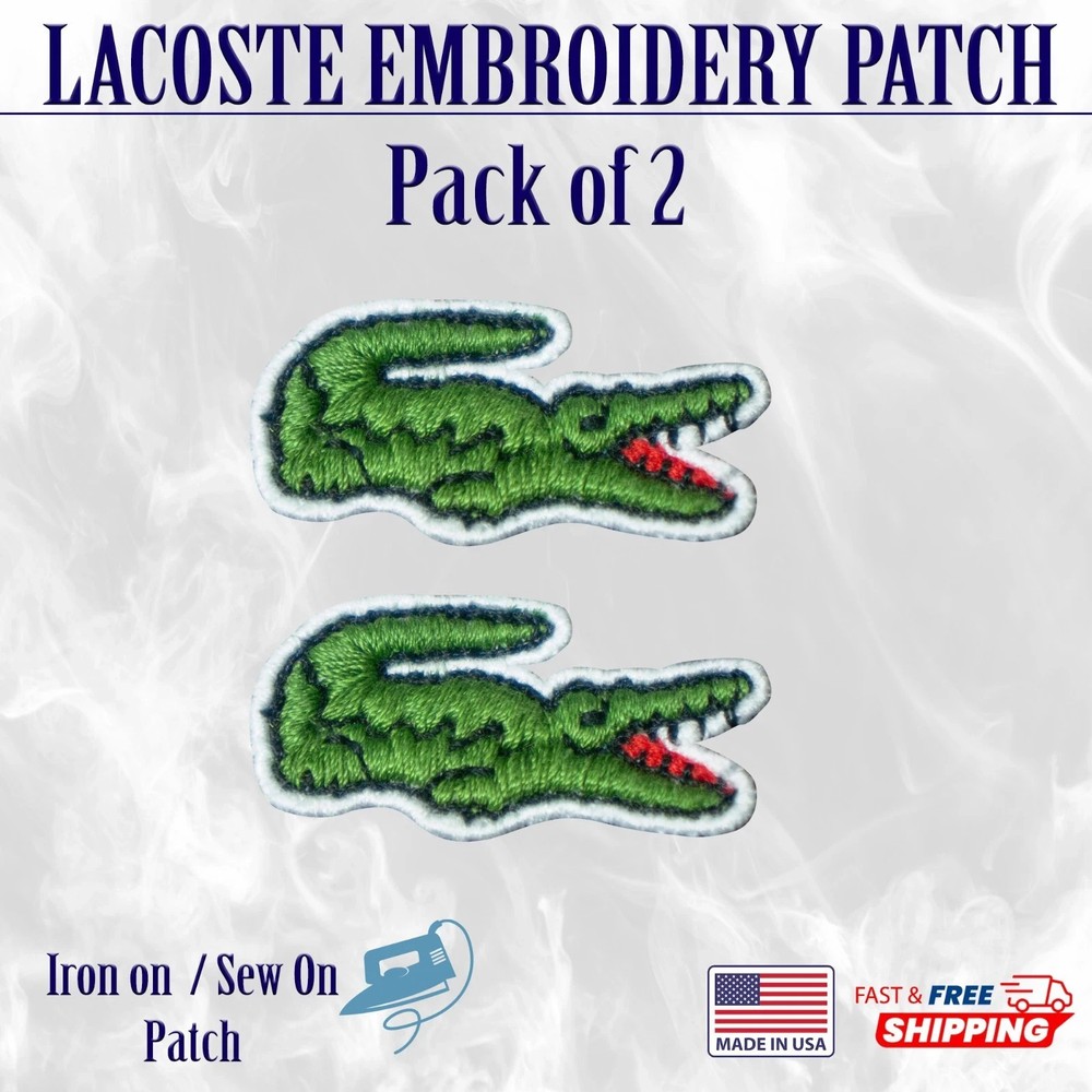 Lacoste Alligator replacement (2 Piece Pack)