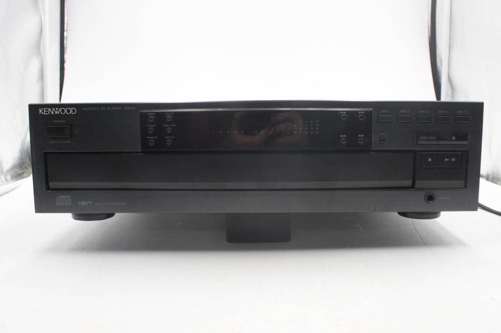 Kenwood 104CD 5 Disc Carousel CD Changer Tested/Working!
