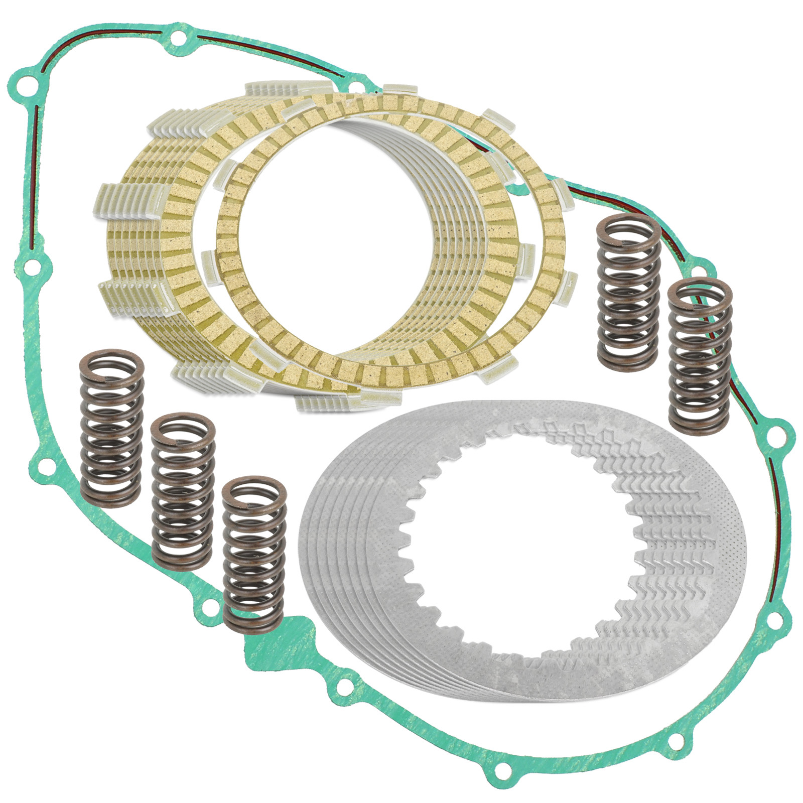 Clutch Friction Plates And Gasket Kit for Honda VF750C Magna 750 1994-2003