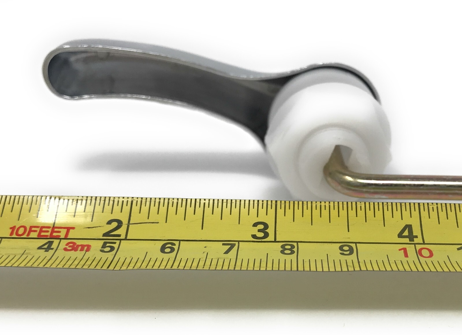 Toilet Tank Flush Lever Front Mount Toilet Handle Replacement kit Chrome Finish