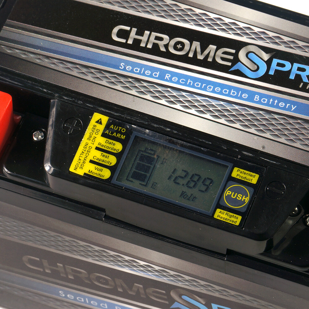 YTX14-BS Chrome Pro Series High Performance iGel Powersport Battery