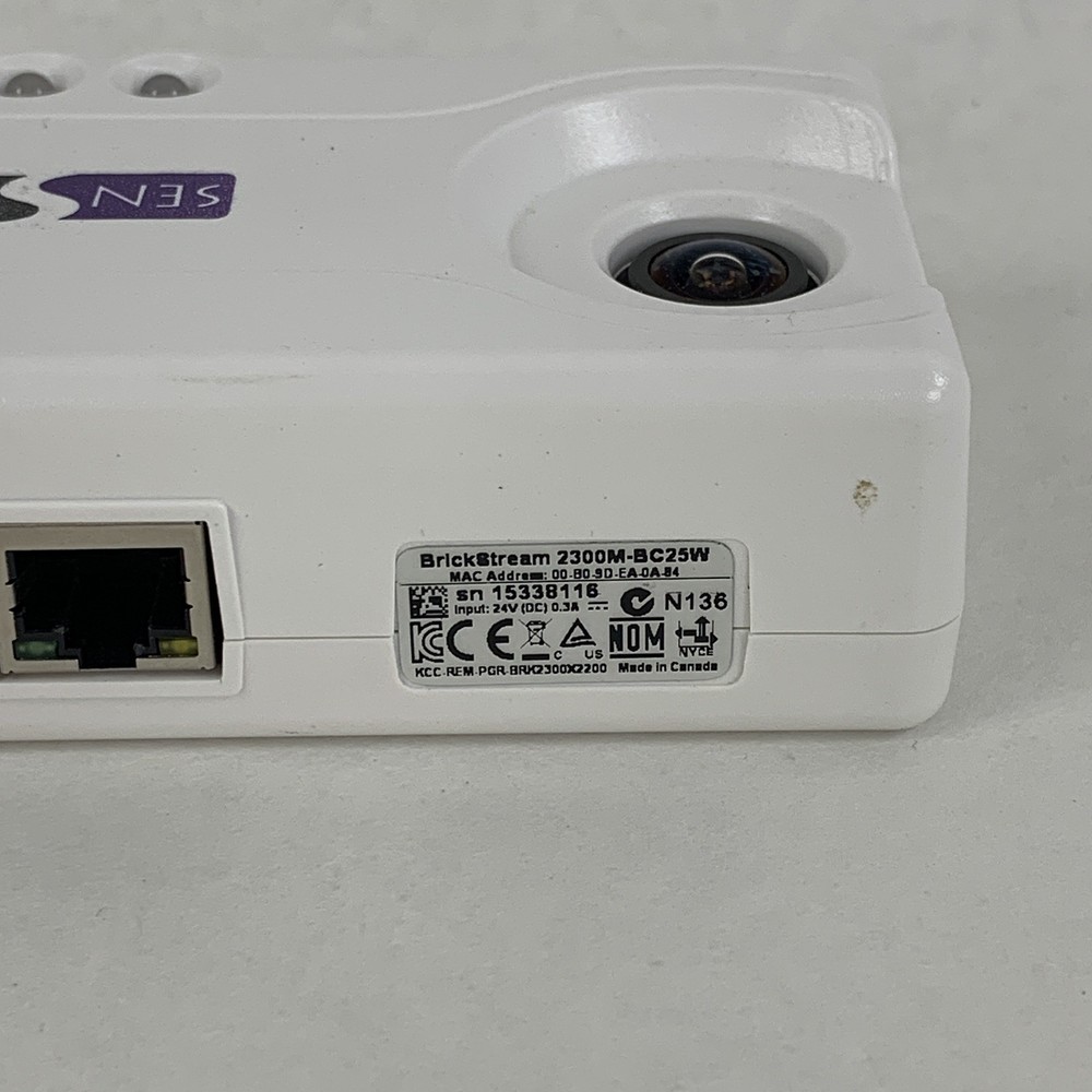 FLIR Brickstream 2300M-BC25W People Counting Tracking Sensor Camera Tested