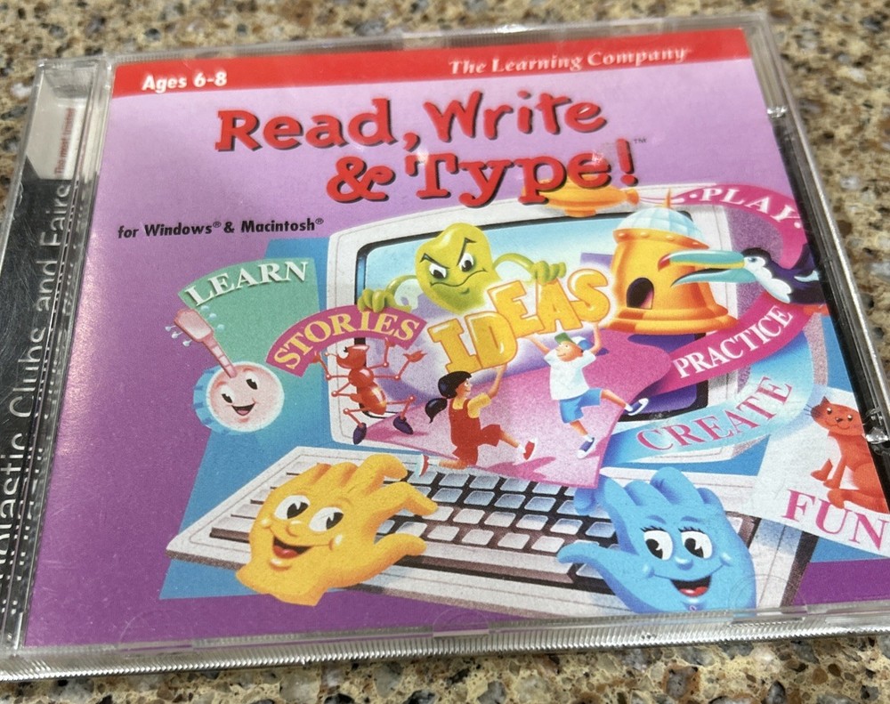 Read, Write & Type PC CD-ROM - Ages 6-8 -The Learning Company