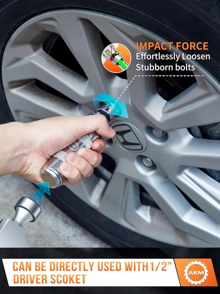 12-Piece Impact Driver Set with Adaptable Screw Extractors - Home & Auto Use