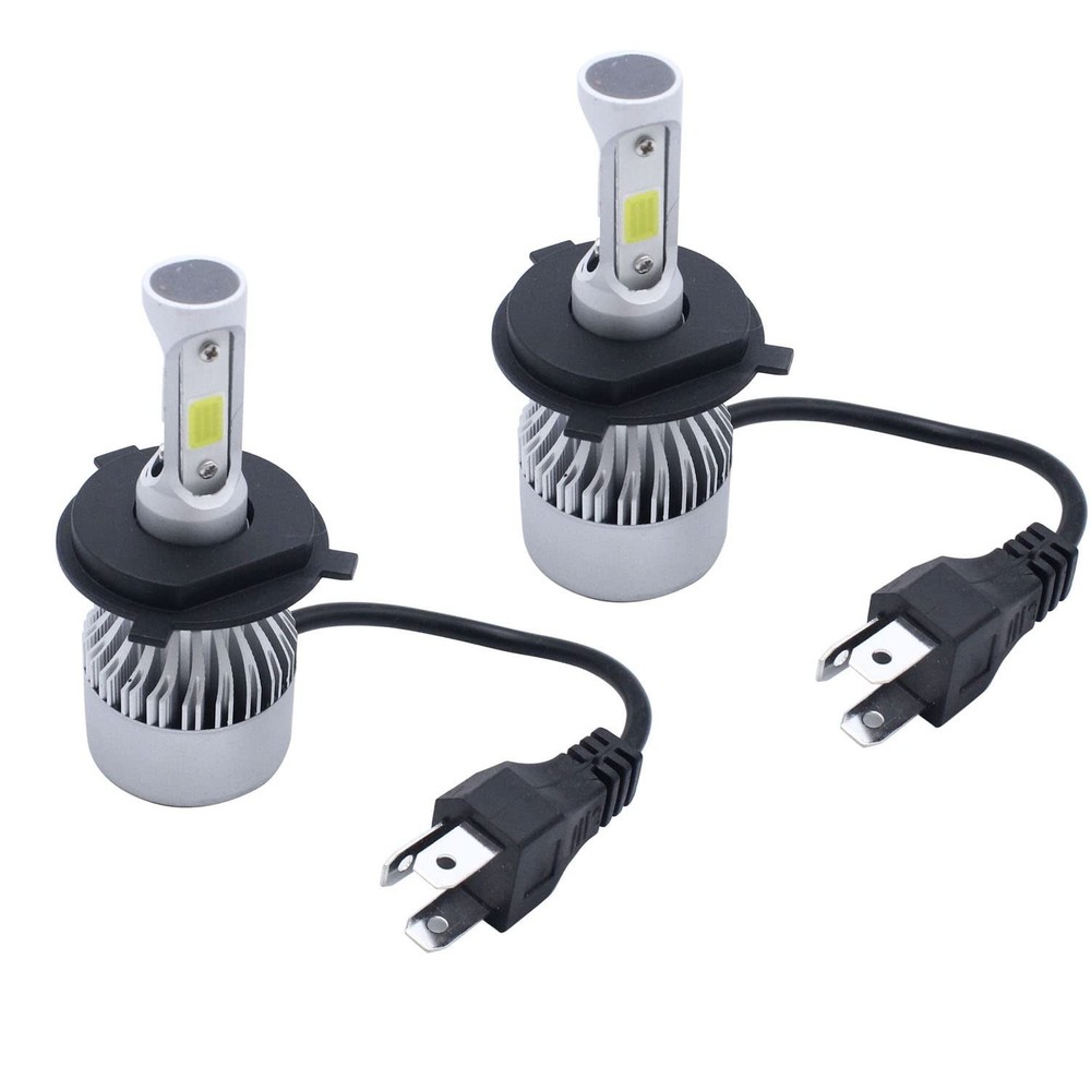 2 Pack H4 HB2 Headlight Bulbs Kit 6000K