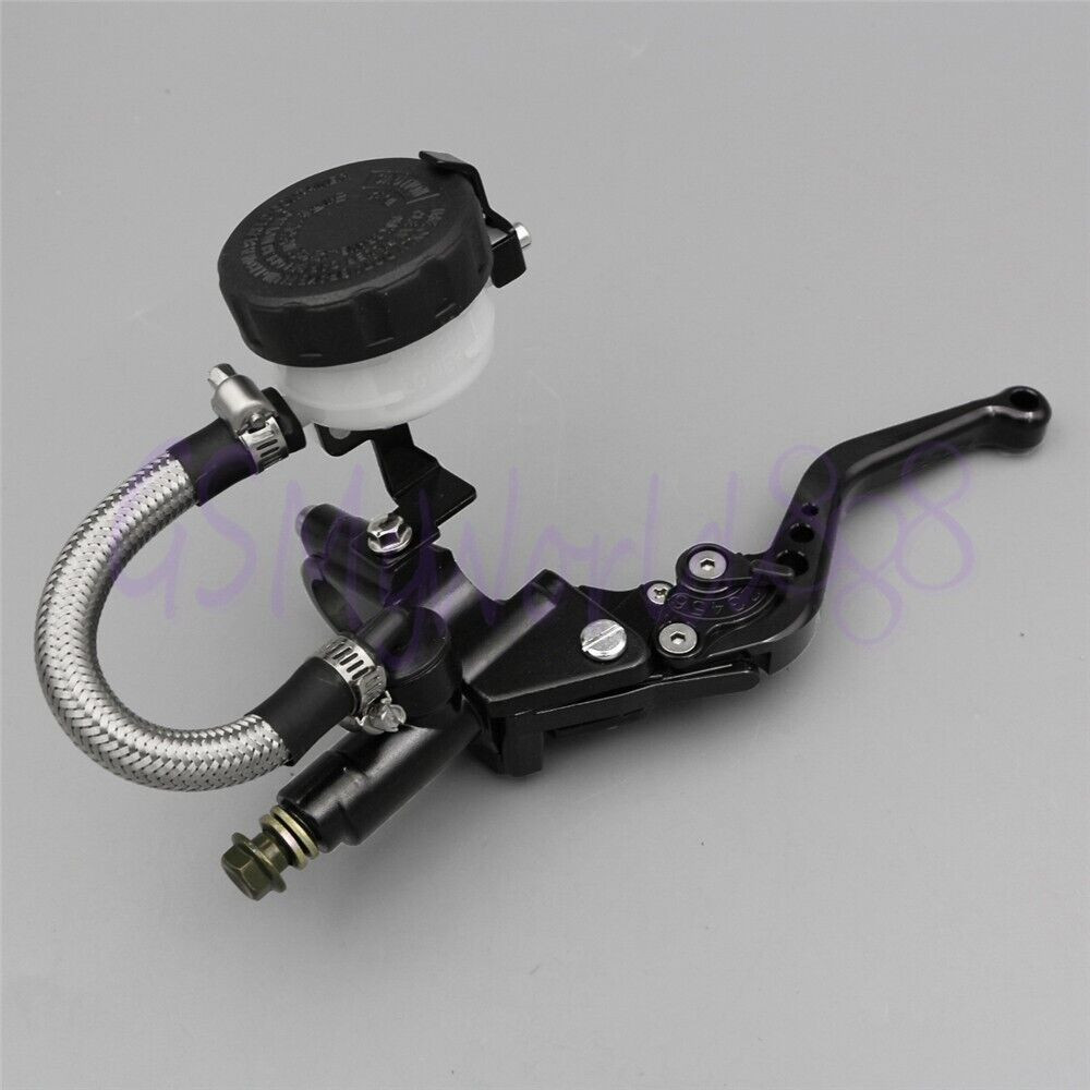Universal Motorcycle Hydraulic Brake Clutch Master Cylinder Reservoir Lever