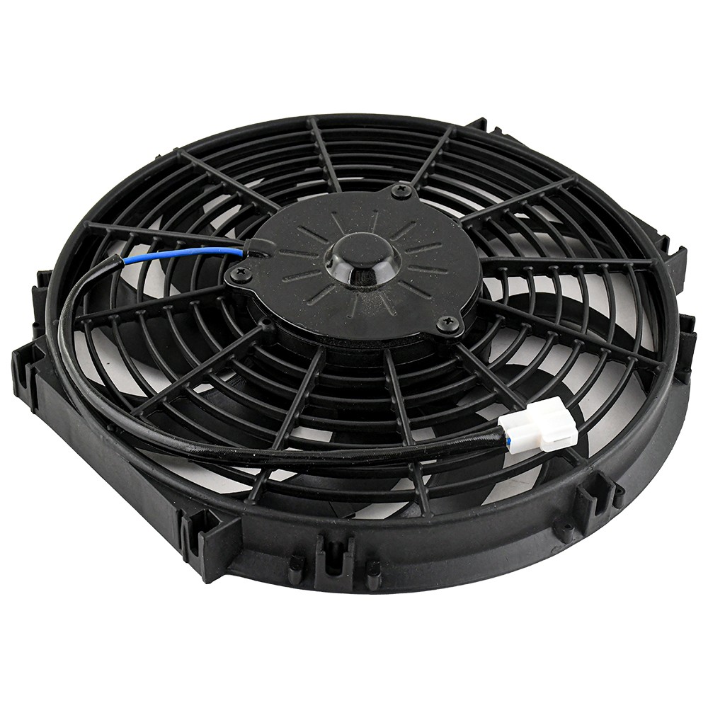 2pack 12'' Universal Slim Fan Push Pull Electric Radiator Cooling 80W Mount Kit