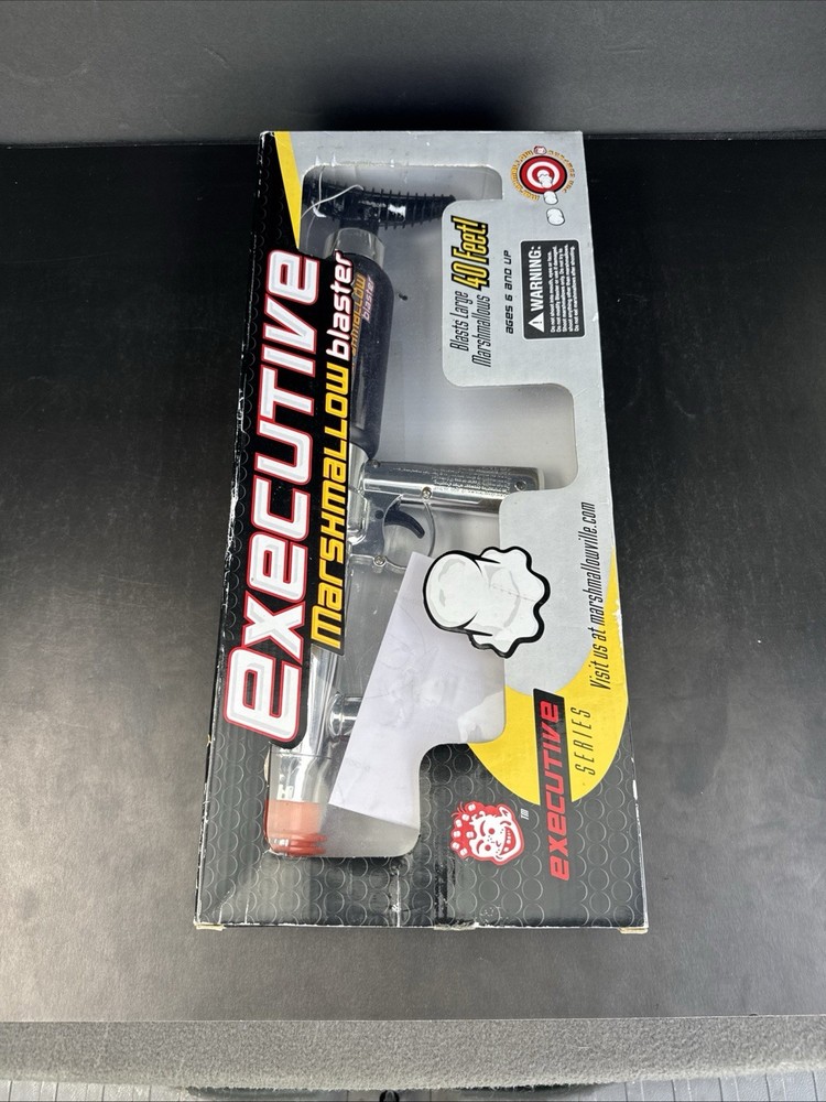 Executive Marshmallow Blaster – Shoots Large Marshmallows 40 Ft – Pre-Owned
