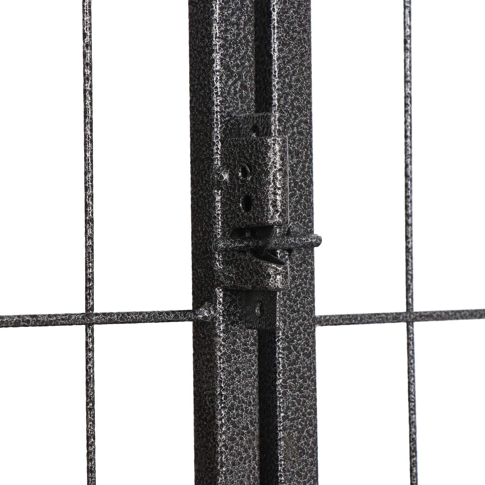 16 Panels 32Inch Dog Pen Fences 2 Doors Metal Barrier for Small/Medium Dogs