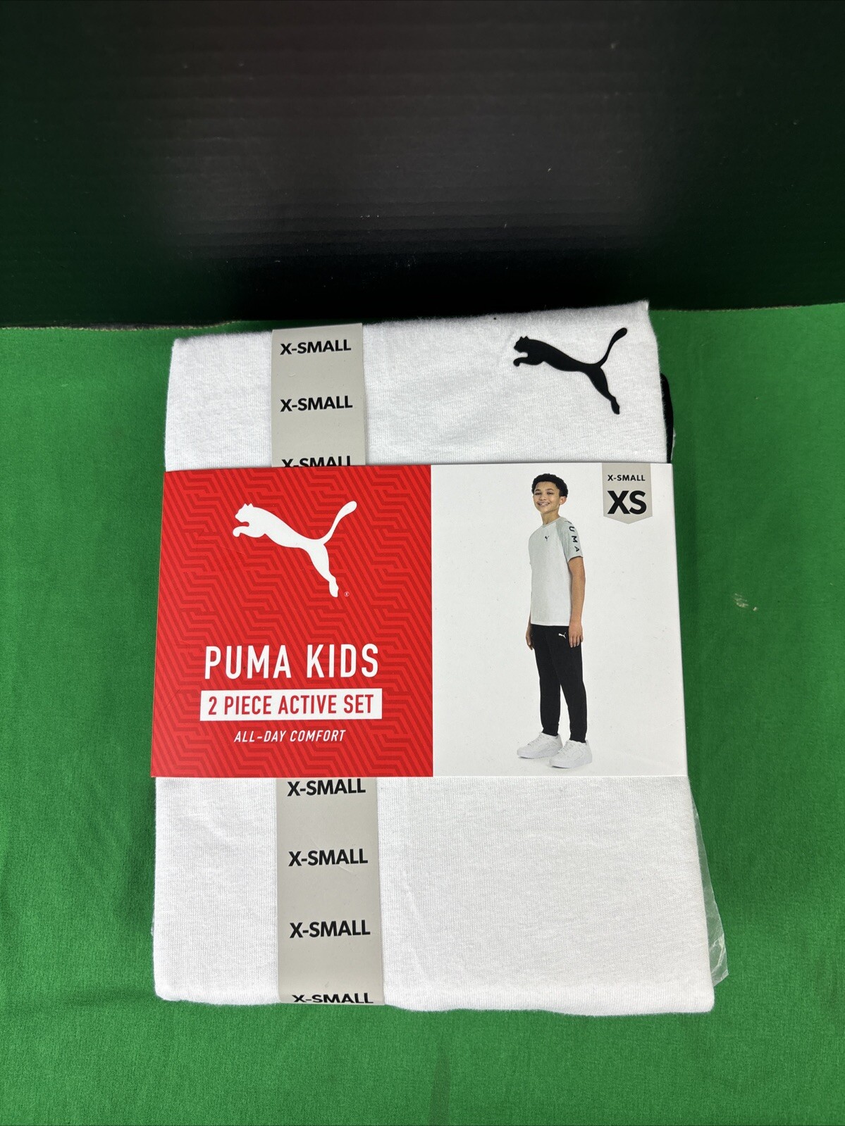 Puma Boys Active Set White Size XS New with Tags Free Shipping