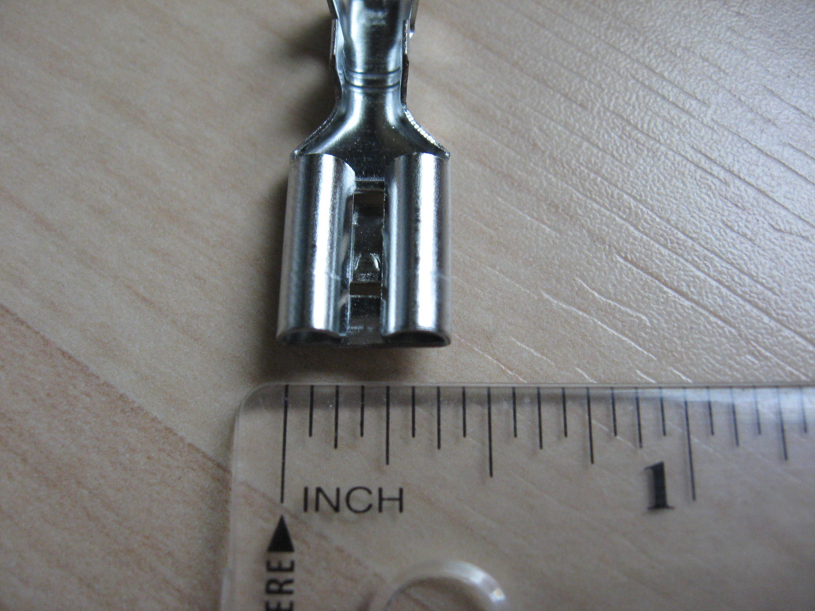 Lot (5) Crimp Terminal Connector Tinned w/ Tab 9.5mm 3/8" Female 10-6AWG #E84AC