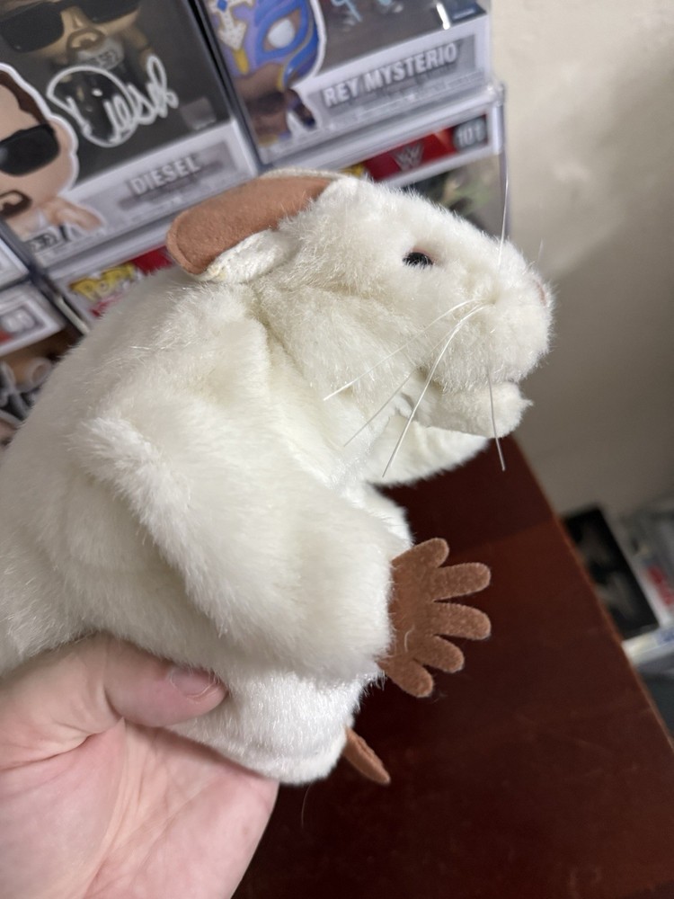 Folkmanis Small White Mouse Puppet About 7”