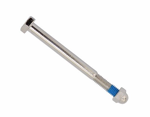 NEW! SPRING FORK CENTER BOLT/NUT CHROME.