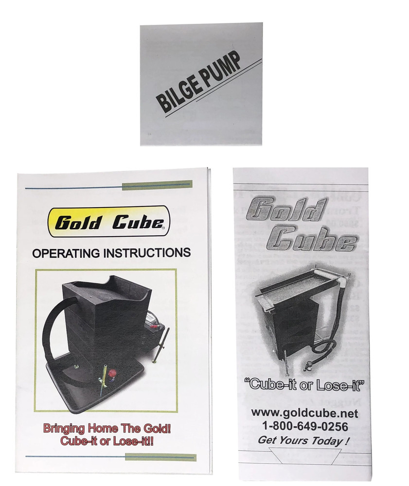 Gold Cube 4 Stack Deluxe - Includes Pump, Hose, Stand, and Prospecting Gear