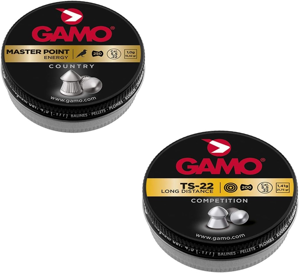 Gamo Combo Pack Assorted Air Rifle Pellets .22 Caliber