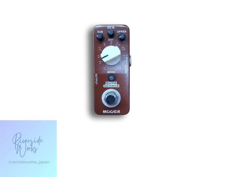 MOOER Pure Octave Effect Pedal - Compact Octave Generator JP