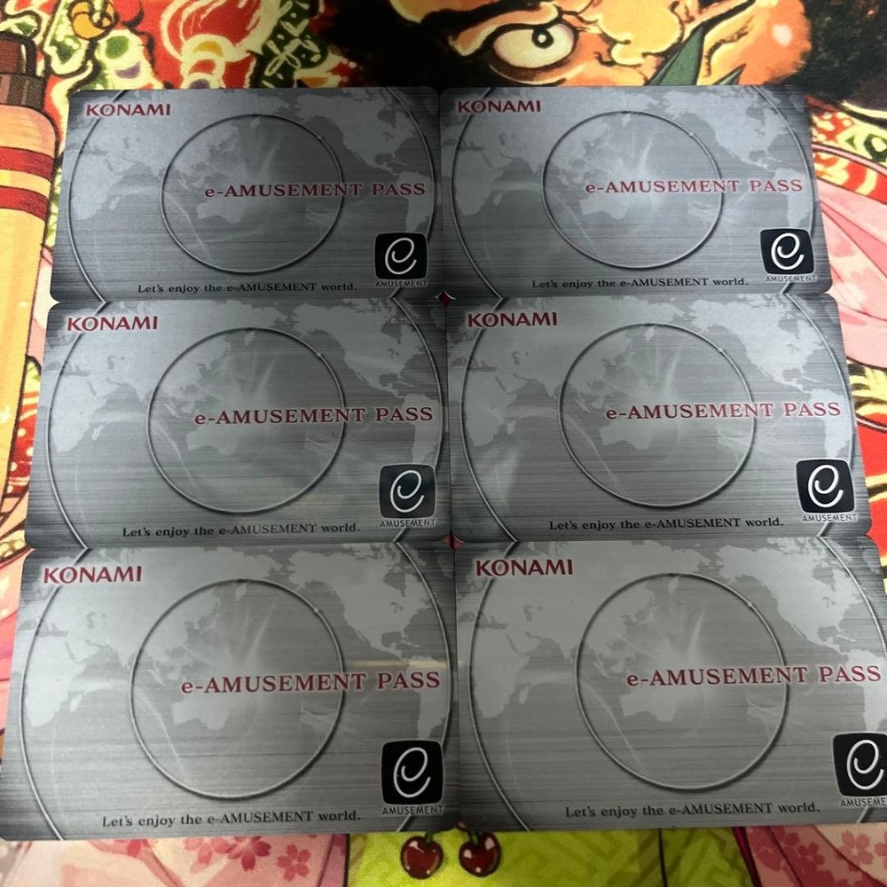 E-Amusement Pass E-Pass Silver Old Version 6 Pieces Set