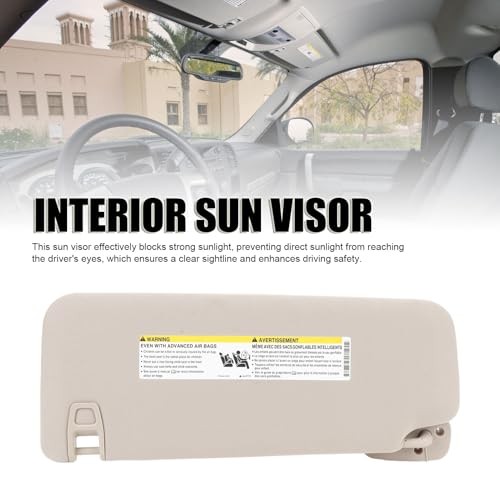 Driver Left & Passenger Right Sun Visor Compatible with Right OE: 22850310