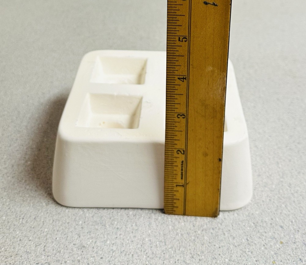 2010 CPI LF52 Square Knobs Slump Mold Fusing Glass Crafts Ceramic