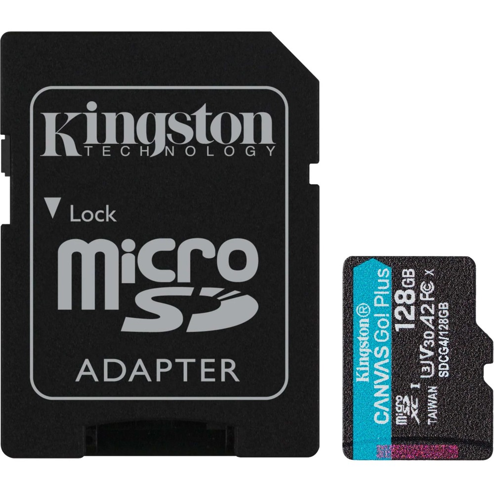 Kingston Canvas Loose! plus microSDXC 128GB memory card (black