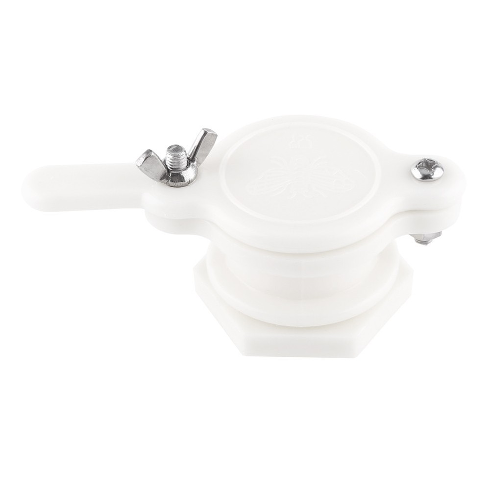 (White)Plastic Bee Honey Tap Gate Valve Beekeeping Extractor Bottling Tool