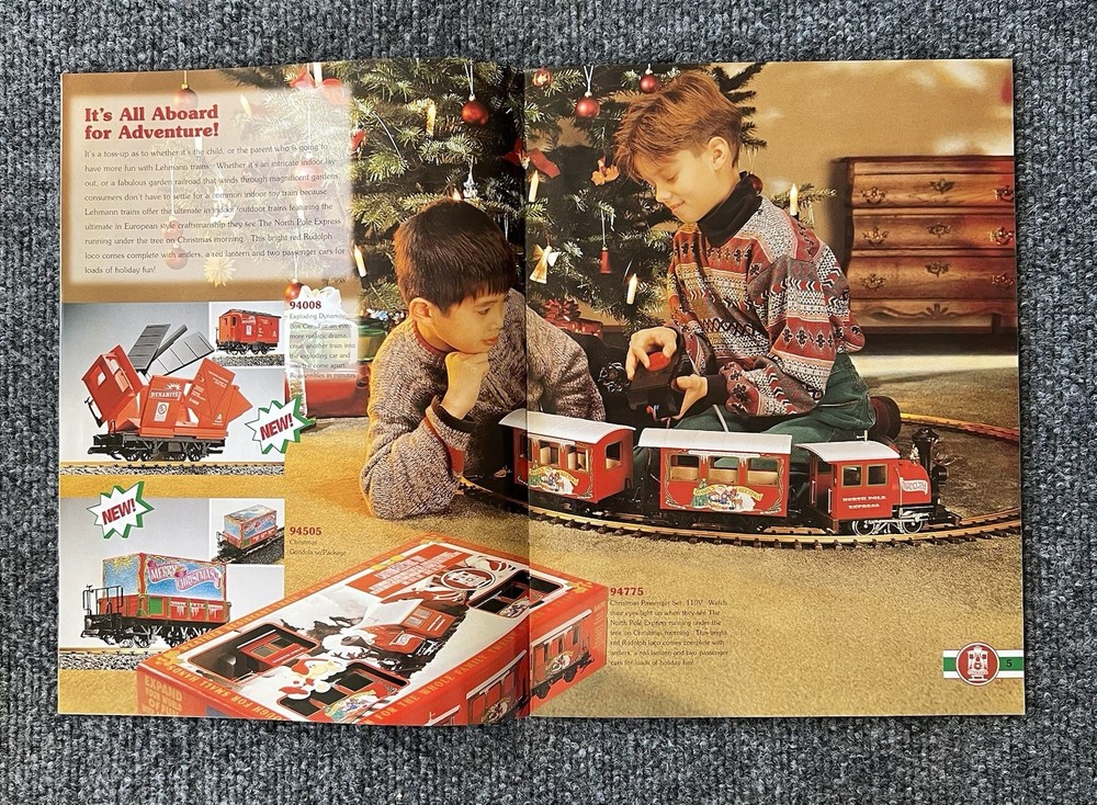 Lehmann G-Scale Train Catalog “Starter Set Big Enough For Small Hands”