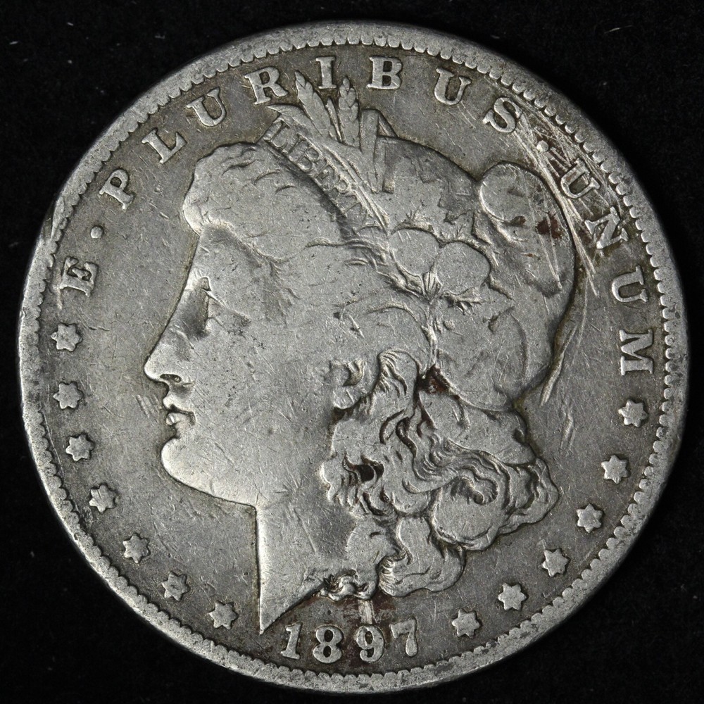 1897-O Morgan Silver Dollar CHOICE FINE+ E716