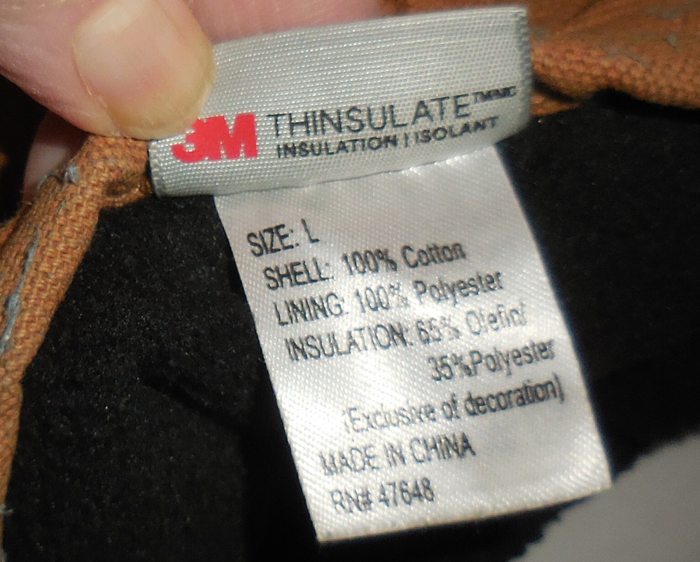 1 pair Thinsulate Waterproof Hot Shot Gloves size Large